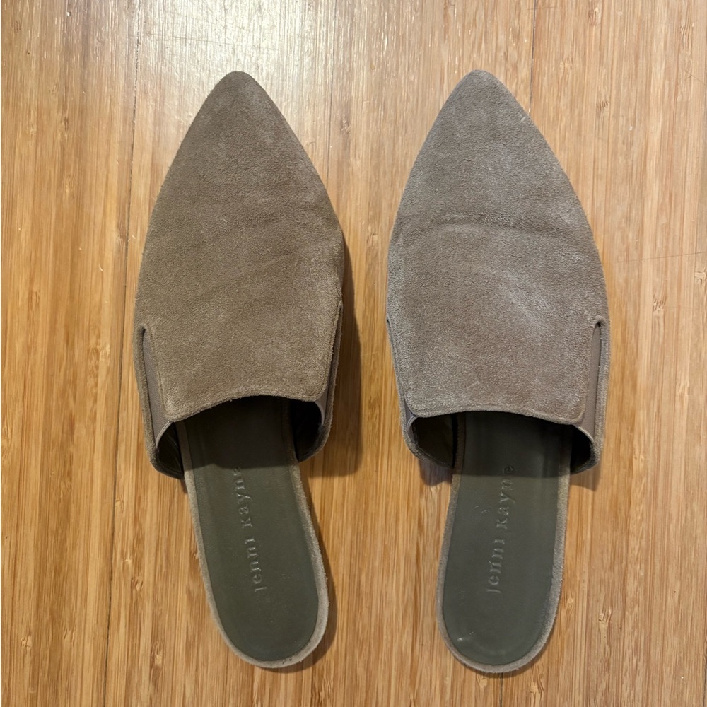 Jenni Kayne suede mules size 38